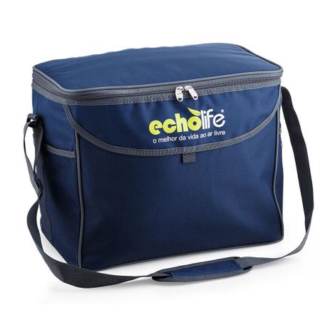 Bolsa Térmica Blue com Alça Ajustável 31 Litros Echolife Menor preço em Bolsa Térmica Blue com Alça Ajustável 31 Litros Echolife