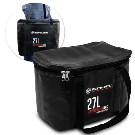 Bolsa Térmica Caixa Cooler Praia Viagem Churrasco Camping Lanches 27 Litros Shutt Impermeável Preta Menor preço em Bolsa Térmica Caixa Cooler Praia Viagem Churrasco Camping Lanches 27 Litros Shutt Impermeável Preta