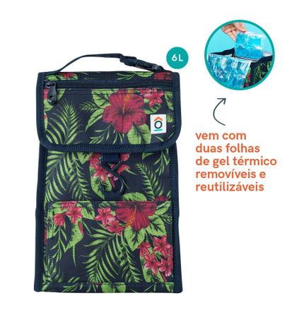 floral cooler bolsa