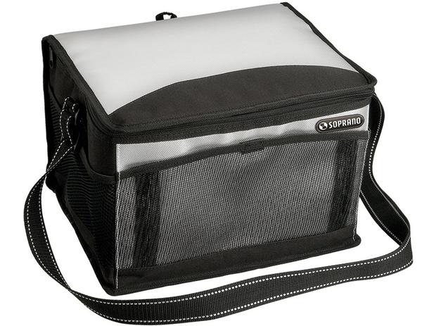 Bolsa Térmica Dobrável 20L Preta com Bolso Lateral - Soprano Tropical Menor preço em Bolsa Térmica Dobrável 20L Preta com Bolso Lateral - Soprano Tropical