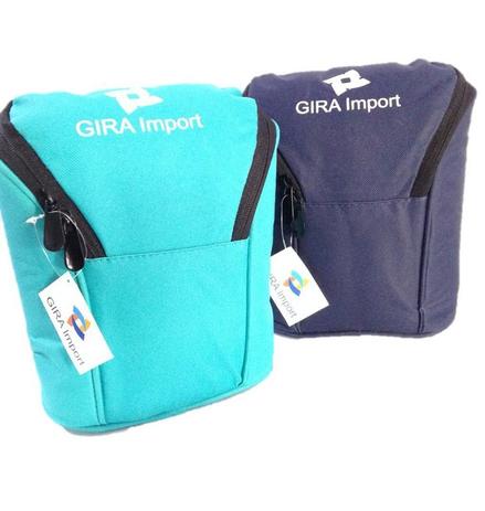 Bolsa Térmica Poliester Alça regulável tira-colo 4 Litros - Gira import Menor preço em Bolsa Térmica Poliester Alça regulável tira-colo 4 Litros - Gira import