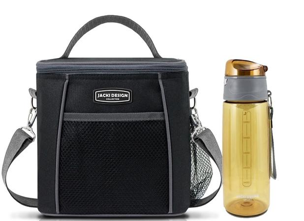 Bolsa Térmica Urbano Com Garrafa amarelo 700 ml jacki Design Menor preço em Bolsa Térmica Urbano Com Garrafa amarelo 700 ml jacki Design