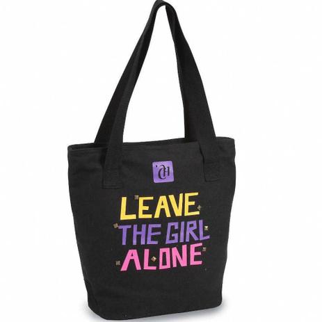 Bolsa Tote Bag Capricho Leave Dmw Preta 19674 Menor preço em Bolsa Tote Bag Capricho Leave Dmw Preta 19674