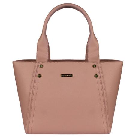Bolsa Tote/Shopper Casual, Saffiano, Rosa - Le Postiche Menor preço em Bolsa Tote/Shopper Casual, Saffiano, Rosa - Le Postiche