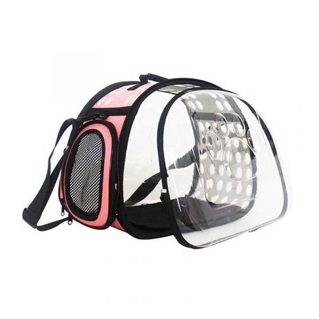 transparent cat bolsa