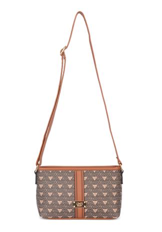 Bolsa Transversal Feminina Gash Café - Luxcel Menor preço em Bolsa Transversal Feminina Gash Café - Luxcel