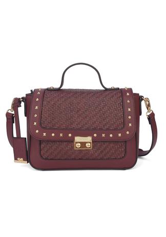 Bolsa Transversal Feminina Gash Vinho Luxcel Menor preço em Bolsa Transversal Feminina Gash Vinho Luxcel