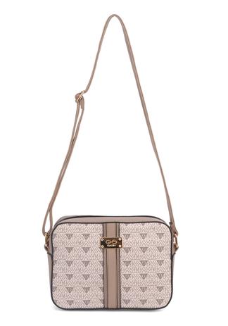 Bolsa Transversal Feminina Quadrada Gash Nude - Luxcel Menor preço em Bolsa Transversal Feminina Quadrada Gash Nude - Luxcel