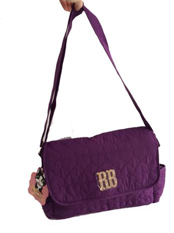 Menor preço em Bolsa Transversal Feminina Rebecca Bombom RB8177 - Roxo - Rebecca bonbon