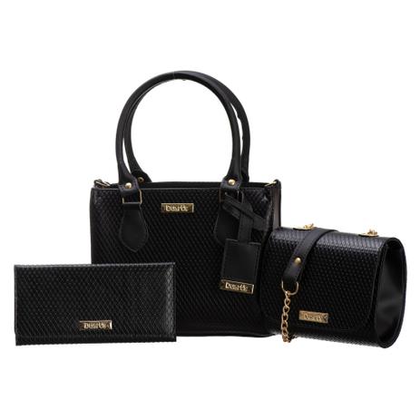 Bolsas Femininas Kit 3 Peças Bolsa lorena Media Baú e Carteira - Duarts -  Bolsas - Magazine Luiza