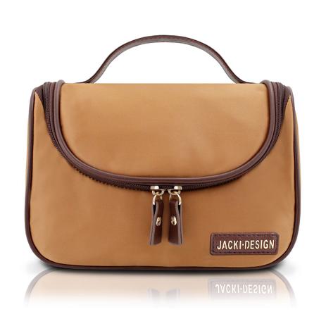 Bolsinha necessaire prática com gancho para pendurar viagem academia jacki design caramelo Menor preço em Bolsinha necessaire prática com gancho para pendurar viagem academia jacki design caramelo