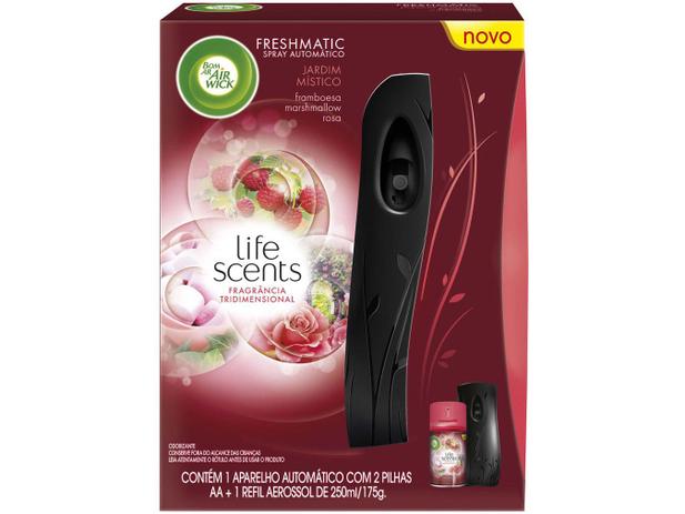 Bom Ar Air Wick Freshmatic Life Scents Automático - Refil Jardim Místico 250ml