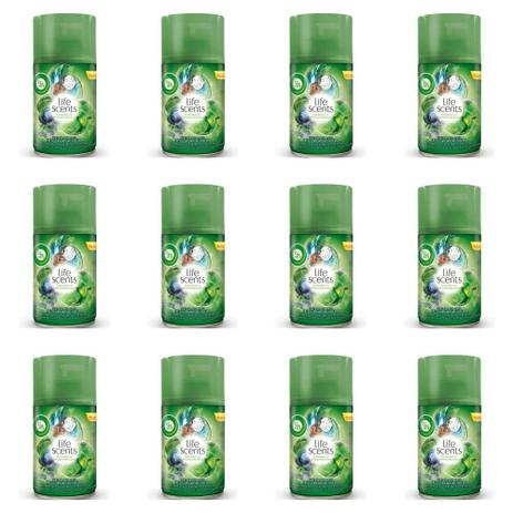 Bom Ar Frescor Da Cachoeira Desodorizador Automático Refil 250ml (Kit C/12) Menor preço em Bom Ar Frescor Da Cachoeira Desodorizador Automático Refil 250ml (Kit C/12)