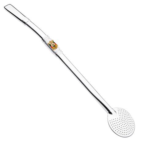 Bomba 25cm Para Chimarrão Tereré Aço Inox Sem Rosca Pingente Brasão - Zanline Menor preço em Bomba 25cm Para Chimarrão Tereré Aço Inox Sem Rosca Pingente Brasão - Zanline