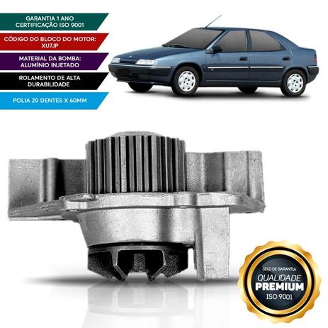Bomba Dagua Citroen Xantia 1.8 16v 1995 A 2001 - Starke Menor preço em Bomba Dagua Citroen Xantia 1.8 16v 1995 A 2001 - Starke