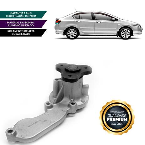 Bomba Dagua Honda City 1.5 16v 2010 2011 2012 2013 2014 - Starke Menor preço em Bomba Dagua Honda City 1.5 16v 2010 2011 2012 2013 2014 - Starke