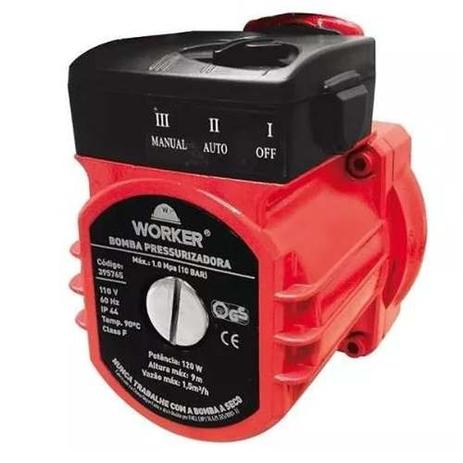 Bomba Dagua Pressurizadora Worker  127V ou 220V Pressão Dagua é boa?