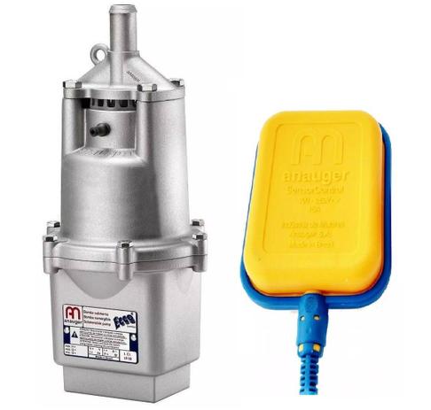 Bomba Dagua Submersa Vibratória Anauger Ecco 1400/hora + Chave Bóia de Nível 110 Volts Menor preço em Bomba Dagua Submersa Vibratória Anauger Ecco 1400/hora + Chave Bóia de Nível 110 Volts