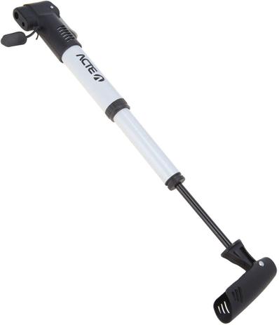 Bomba de Ar em Alumínio 23cm para Bicicletas - ACTE SPORTS A17 Menor preço em Bomba de Ar em Alumínio 23cm para Bicicletas - ACTE SPORTS A17