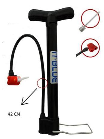 Bomba De Ar Encher Pneu Bike Bicicleta Moto Bola Balão Forte - iT-Blue é ruim? Bomba De Ar Encher Pneu Bike Bicicleta Moto Bola Balão Forte - iT-Blue é boa?