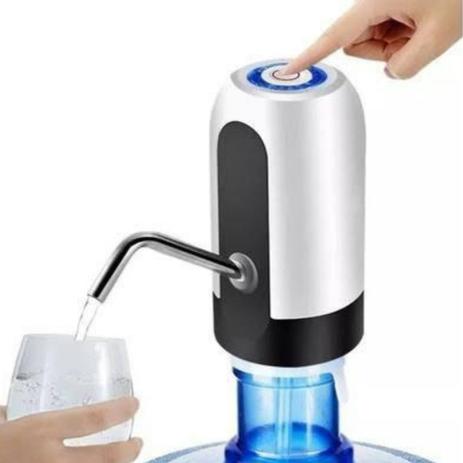 Bomba Dispenser de Água Recarregável USB P/ Galão 20 Litros - 123Útil Menor preço em Bomba Dispenser de Água Recarregável USB P/ Galão 20 Litros - 123Útil