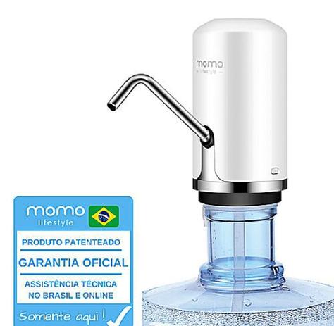 Bomba Elétrica P/ Galão de Água Momo Lifestyle Bebedouro 20L Branca Menor preço em Bomba Elétrica P/ Galão de Água Momo Lifestyle Bebedouro 20L Branca