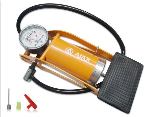 Bomba Encher Pneu Ar Pedal Moto Bike Colchão Ajax Menor preço em Bomba Encher Pneu Ar Pedal Moto Bike Colchão Ajax