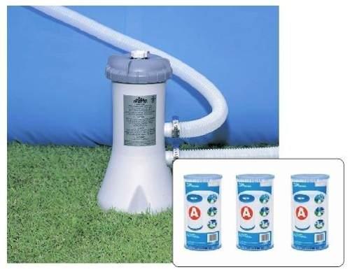 Bomba Filtrante Piscina Intex 2006 LH 220v + 03 Filtros ( 2 + 1 ) é boa?