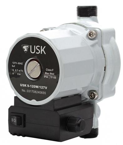 Bomba Pressurizadora Circuladora 120W Usk Menor preço em Bomba Pressurizadora Circuladora 120W Usk