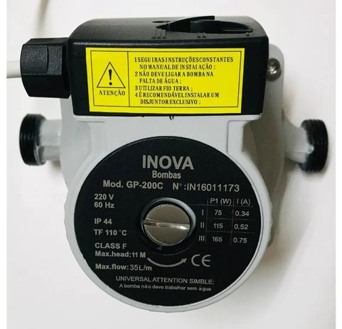 Bomba Pressurizadora E Circuladora Água Quente Gp 200c 220v Inova Menor preço em Bomba Pressurizadora E Circuladora Água Quente Gp 200c 220v Inova