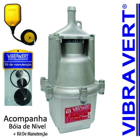 Bomba Submersa De Poço + Boia  De Nível +  KIT DE MANUTENÇÃO Vibrinha 125V - Vibra vert é boa?