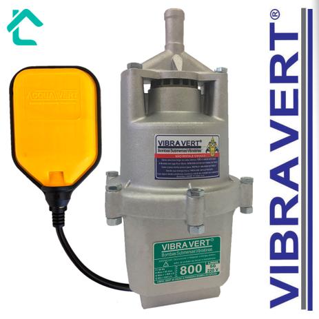 Bomba Submersa De Poço + Boia De Nivel Vibra Vert 800 125V Menor preço em Bomba Submersa De Poço + Boia De Nivel Vibra Vert 800 125V