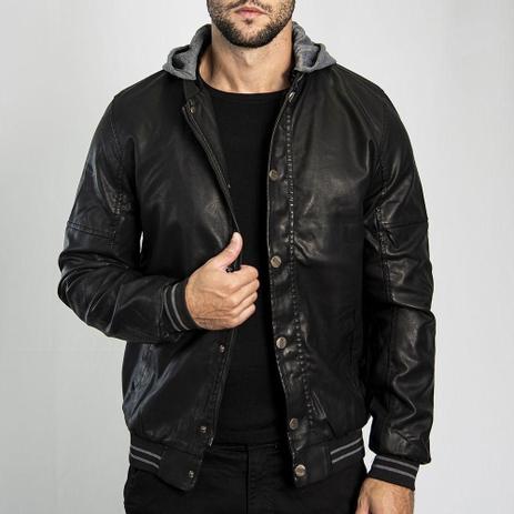 bomber jacket preta