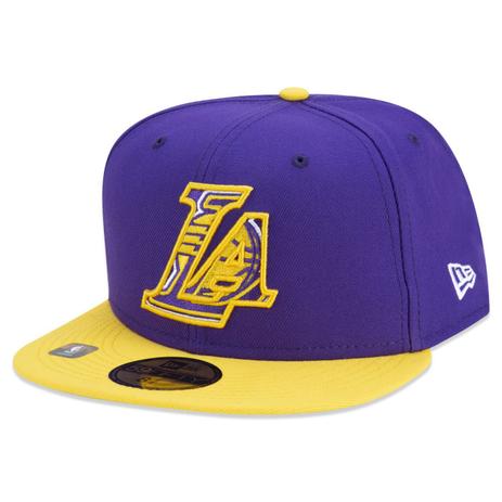 BONE 59FIFTY LOS ANGELES LAKERS NBA AUTHENTIC DRAFT SERIES ABA RETA ROXO  ABA RETA FITTED ROXO New Era - Boné Esportivo - Magazine Luiza