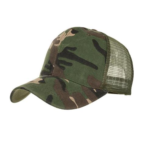 Bone Aba Curva Trucker Tela Camuflado Exercito Militar - Bulier Modas - Boné  - Magazine Luiza