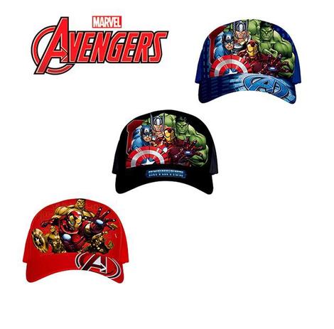 Boné com aba curva infantil - vingadores / avengers - Etihome Menor preço em Boné com aba curva infantil - vingadores / avengers - Etihome