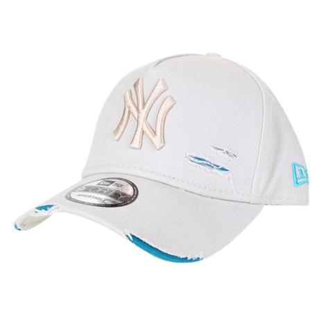 Boné New Era MLB New York Yankees Aba Curva Strapback 940 Inv Destroyed -  Boné Esportivo - Magazine Luiza