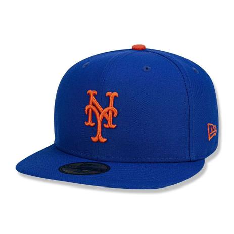 Boné New Era New York Mets 5950 Game Cap MLB Fechado Azul - Boné Esportivo  - Magazine Luiza