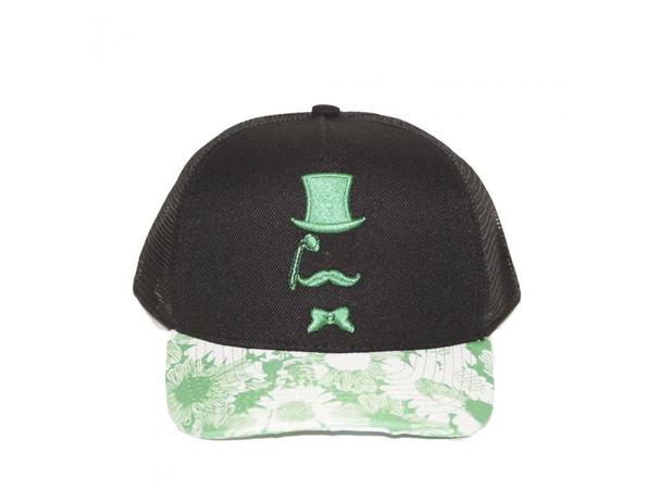 Boné sir.w trucker preto aba floral Menor preço em Boné sir.w trucker preto aba floral