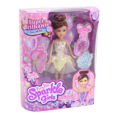 Boneca Articulada com Acessórios - Funville Sparkle Girlz - Bailarina - Clara - DTC Menor preço em Boneca Articulada com Acessórios - Funville Sparkle Girlz - Bailarina - Clara - DTC