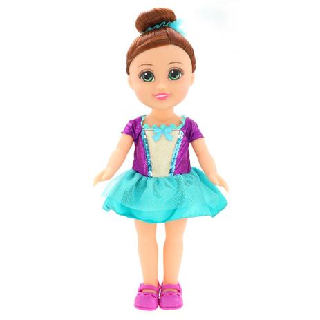 Boneca Articulada - Funville Sparkle Girlz - Bailarina Morena - Vestido Azul e Roxo - DTC Menor preço em Boneca Articulada - Funville Sparkle Girlz - Bailarina Morena - Vestido Azul e Roxo - DTC