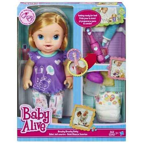 Boneca Baby Alive Bons Sonhos Hasbro Loira Troca Fralda Menor preço em Boneca Baby Alive Bons Sonhos Hasbro Loira Troca Fralda