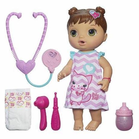 Boneca baby alive cuida de mim medica morena hasbro b5158 unica Menor preço em Boneca baby alive cuida de mim medica morena hasbro b5158 unica
