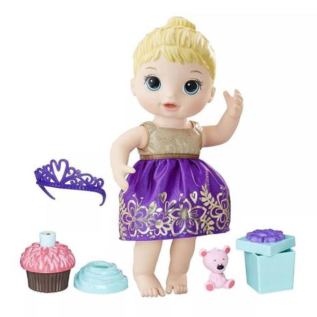 Boneca Baby Alive Festa Surpresa Loira - E0596 - Hasbro Menor preço em Boneca Baby Alive Festa Surpresa Loira - E0596 - Hasbro