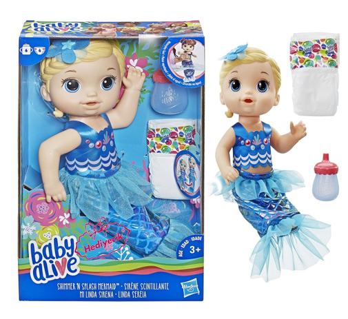 Boneca hasbro baby alive linda sereia loira Clearance