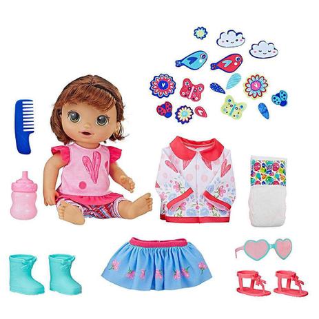 Boneca Baby Alive - Passeio - Morena - Hasbro Menor preço em Boneca Baby Alive - Passeio - Morena - Hasbro
