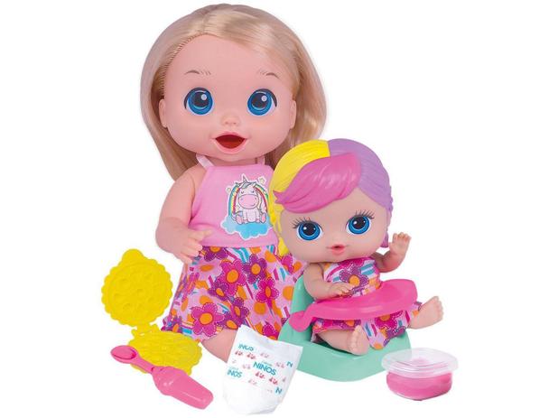Boneca Baby Collection Papinha Sapeca - com Acessórios Super Toys Menor preço em Boneca Baby Collection Papinha Sapeca - com Acessórios Super Toys