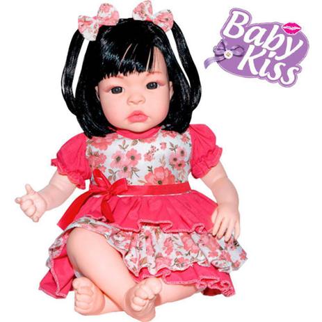 Boneca Baby Kiss Estilo Reborn Morena SidNyl - Sid-nyl Menor preço em Boneca Baby Kiss Estilo Reborn Morena SidNyl - Sid-nyl