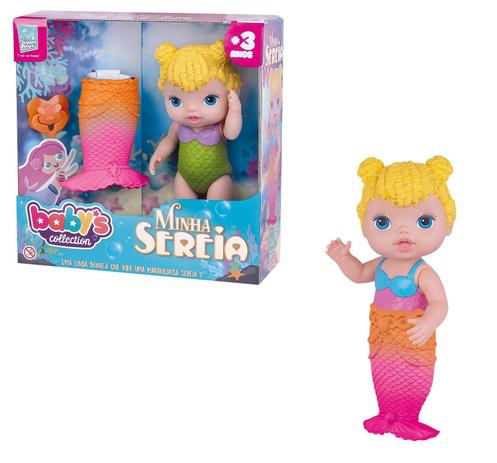 Boneca Babys Collection Alive Minha Sereia Loira Supertoys Menor preço em Boneca Babys Collection Alive Minha Sereia Loira Supertoys