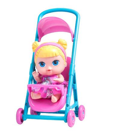 Boneca babys collection mini com carrinho - Super toys Menor preço em Boneca babys collection mini com carrinho - Super toys